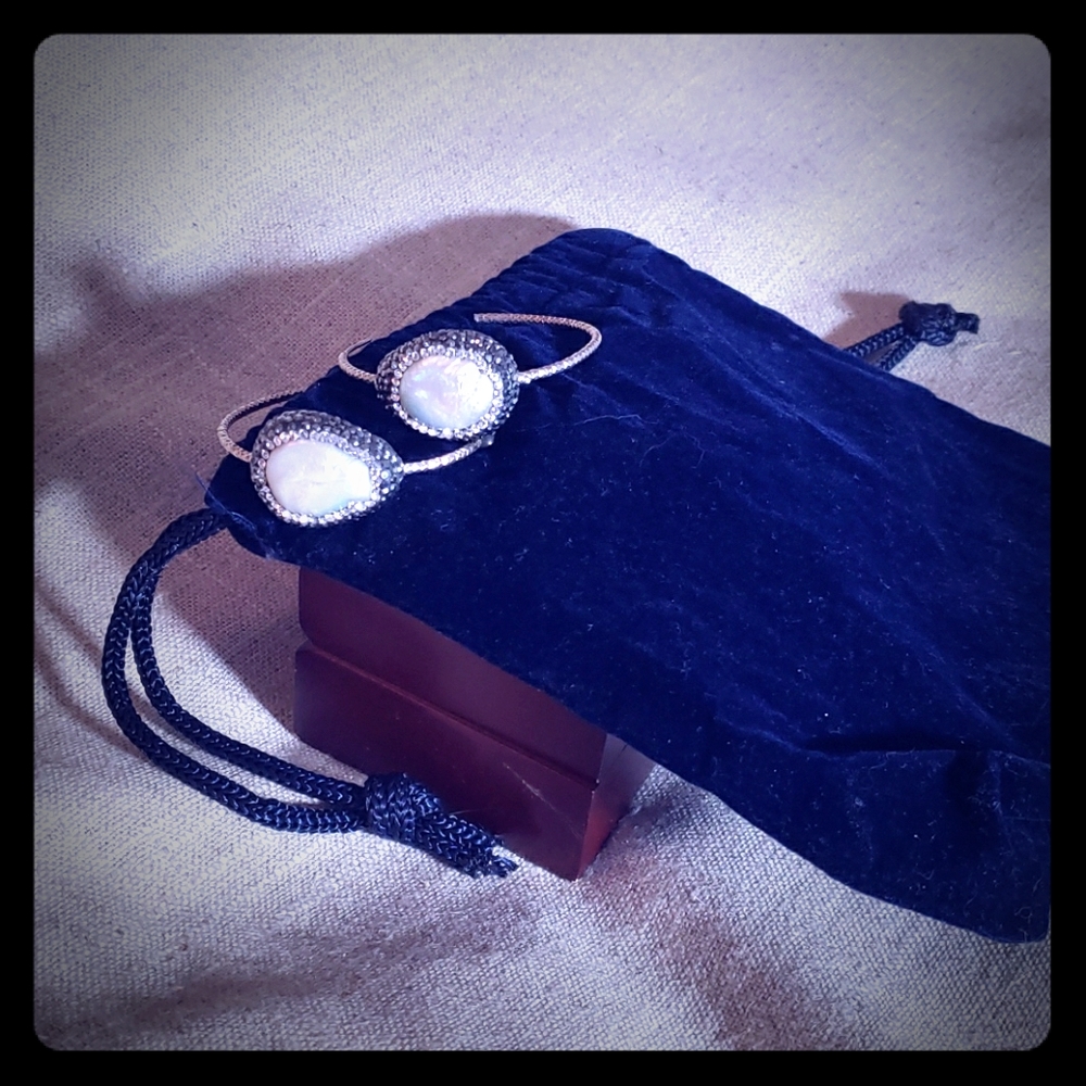 Lori kassin  Pave diamond  hoop earrings